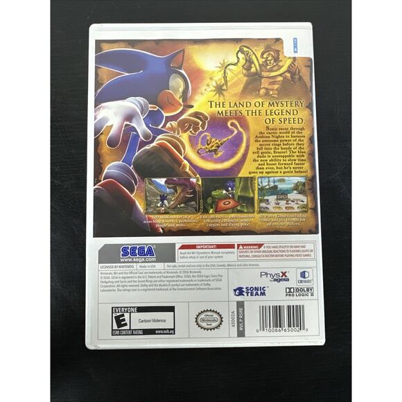 Sonic and the Secret Rings (Nintendo‎ Wii, 2007) Game Complete Tested. - Picture 4 of 7